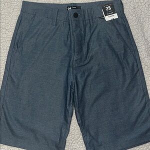 Hurley Dark Gray Flat Front Shorts